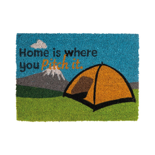 Quest Tent Door Mat Home Is Where You Pitch It Outdoor Heavy Duty Coir UK Camping And Leisure