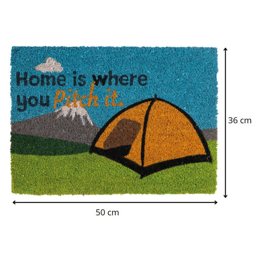 Quest Tent Door Mat Home Is Where You Pitch It Outdoor Heavy Duty Coir UK Camping And Leisure