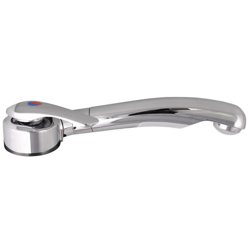 Reich Twist Single Lever Mixer Tap, R/H, Chrome, 45 Degree Angle Spout, 48m Reich  - Dynamic Drive