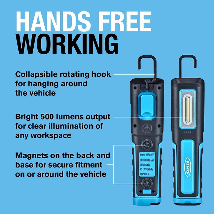 Ring MAGflex Pro Fast Charge LED Inspection Lamp Ring  - Dynamic Drive