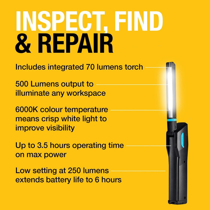 Ring MAGFLEX SLIM500 Rechargeable Slim Inspection Lamp UK Camping And Leisure