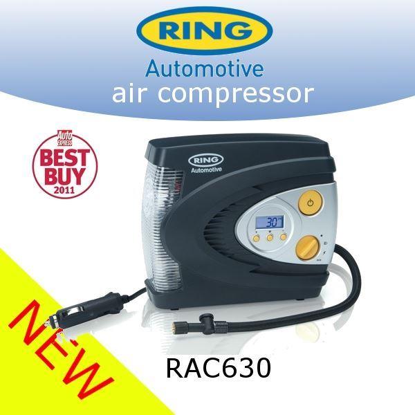 Ring RAC630 12V Digital Air Compressor Wheel Tyre Inflator Pump Psi & Bar + Case ukcampingandleisure  - Dynamic Drive