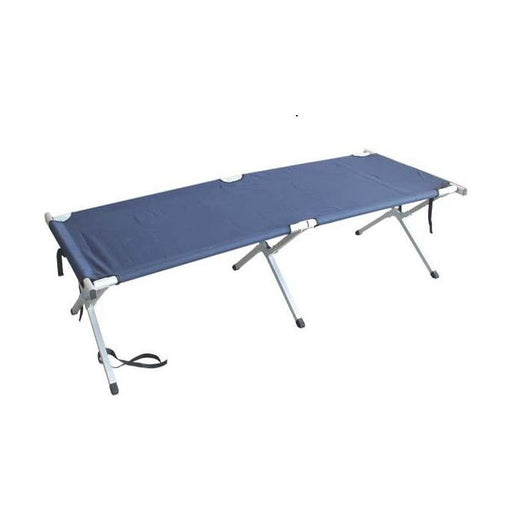 Royal Leisure Camping Hiking Aluminium Folding Deluxe Camp Bed 190x63x43cm Royal  - Dynamic Drive