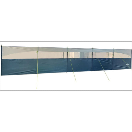 Royal Windbreak Steel Poles 5 Panel Clear Window Camping Motorhome Awning Beach UK Camping And Leisure