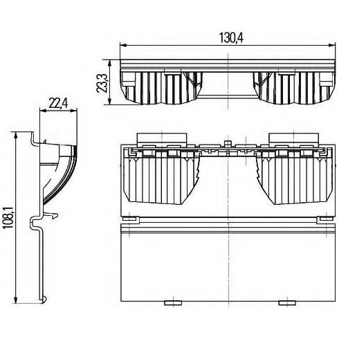 Hella Bulb Holder Gr 9Ff 9Ff 125 478-017 9FF 125 478-017 Hella  - Dynamic Drive