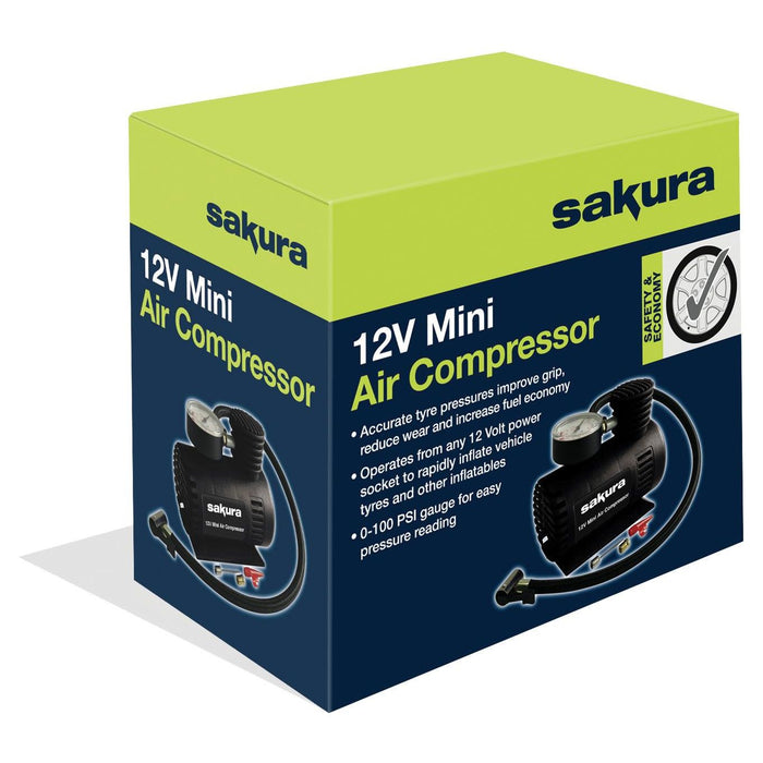 Sakura 12V Air Heavy Duty Compressor Sakura  - Dynamic Drive