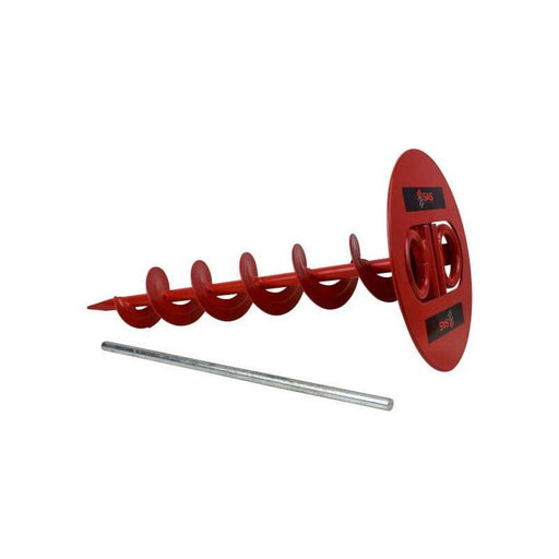 SAS Screw In Soft Ground Securing Point Anchor 500mm Caravan Camping SAS  - Dynamic Drive