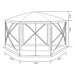 Outdoor Revolution Screenhouse 6 DLX Quick Erect Pop Up Shelter Gazebo ORSH0016 Outdoor Revolution  - Dynamic Drive