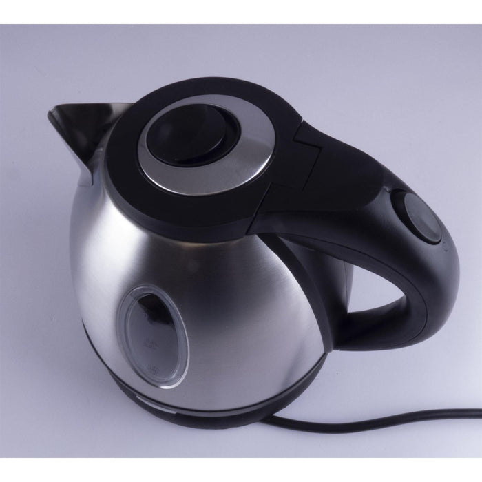 Silver Chrome Low Power 1.2L 750W Cordless Kettle Powerpart  - Dynamic Drive