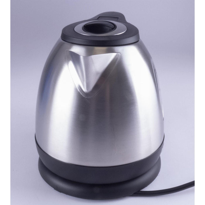 Silver Chrome Low Power 1.2L 750W Cordless Kettle Powerpart  - Dynamic Drive