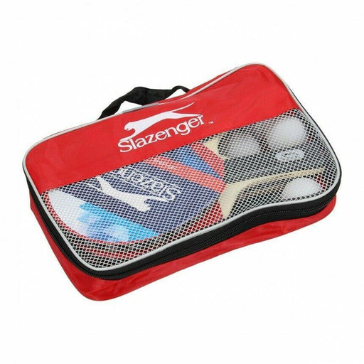 Slazenger Table Tennis Game Set For 4 Players Ping Pong Bats Balls Net Complete Dunlop  - Dynamic Drive