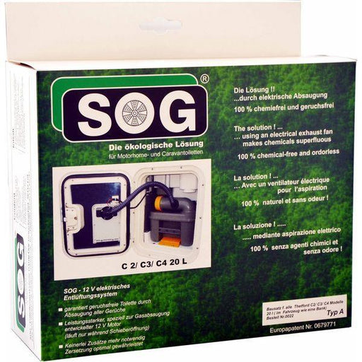 Sog Kit Type B For C200 Through Door White Housing SOG ukcampingandleisure  - Dynamic Drive