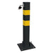 Square Heavy Duty Folding Bolt Down Security Parking Post Bollard Driveway Streetwize  - Dynamic Drive