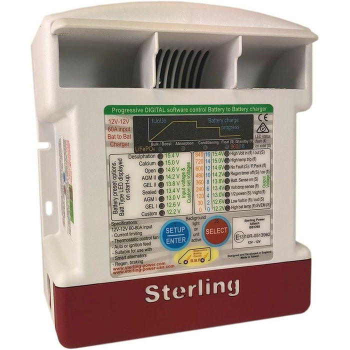 Sterling Power BB1230 12V 30A Battery to Battery Charger camper van/motorhome Sterling Power  - Dynamic Drive