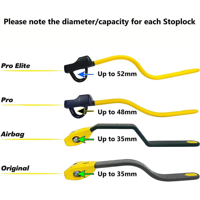 Stoplock Original High Security Flashing LED Car Steering Wheel Lock Immobiliser Stoplock  - Dynamic Drive