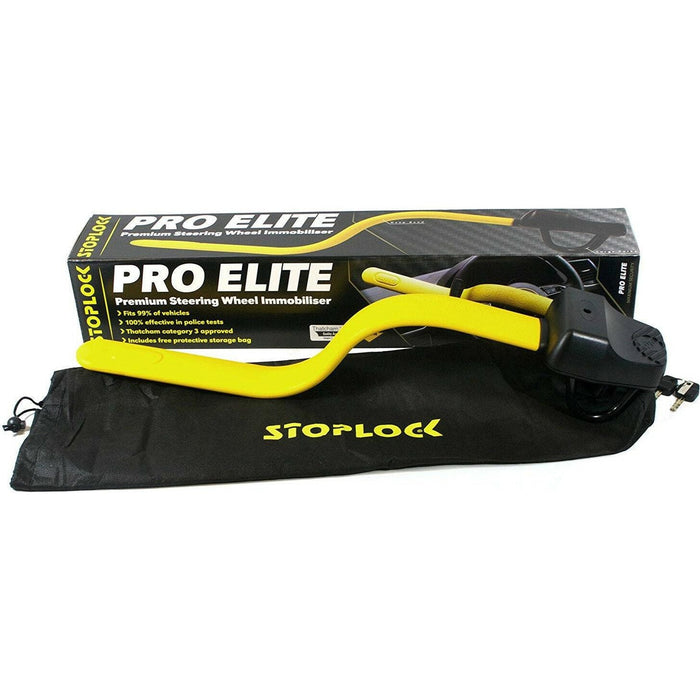 Stoplock Pro Elite Premium Steering Wheel Immobiliser Lock Deep Bend Anti Theft Stoplock  - Dynamic Drive