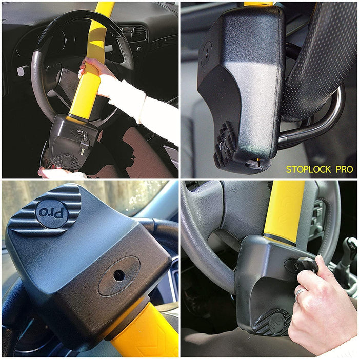 Stoplock Steering Wheel Immobiliser Lock Pro Maximum Security Clamp Anti Theft ukcampingandleisure  - Dynamic Drive