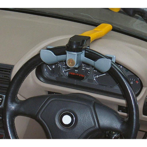 Streetwize Car Van Anti Theft Rotary Security Steering Wheel Lock Clamp Cover Streetwize  - Dynamic Drive