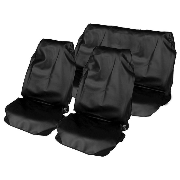 Streetwize Universal Heavy Duty Fully Waterproof Seat Covers Full Set in Black Streetwize  - Dynamic Drive