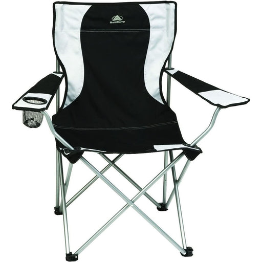 Sunncamp Classic Black & Grey Folding Camping Armchair Chair SunnCamp  - Dynamic Drive