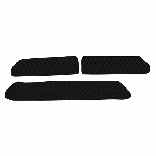 Tailored fit Rubber Floor Step Mats for Volkswagen Transporter T4 Black trim UKB4C  - Dynamic Drive