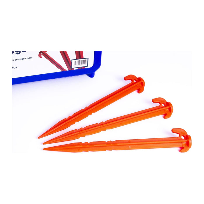 Tent Awning Plastic Pegs x20 Cary Case Royal Leisure Soft Ground Pitching Camping - UK Camping And Leisure