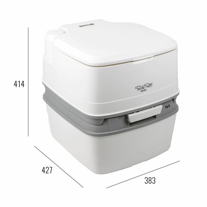 Thetford 165 Qube Porta Potti Chemical Portable Toilet - UK Camping And Leisure