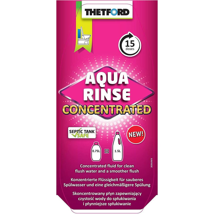 Thetford Aqua Rinse Plus Concentrate Pink Toilet Chemical Fluid for Caravan or Motorhome Thetford  - Dynamic Drive