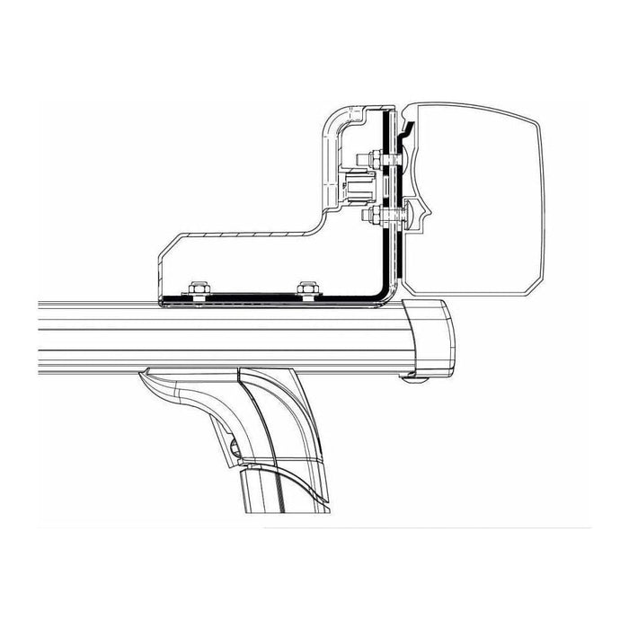 Thule Adapter Bracket Set fits Thule Roof Bars Racks to fit Thule Omnistor 3200 Thule  - Dynamic Drive