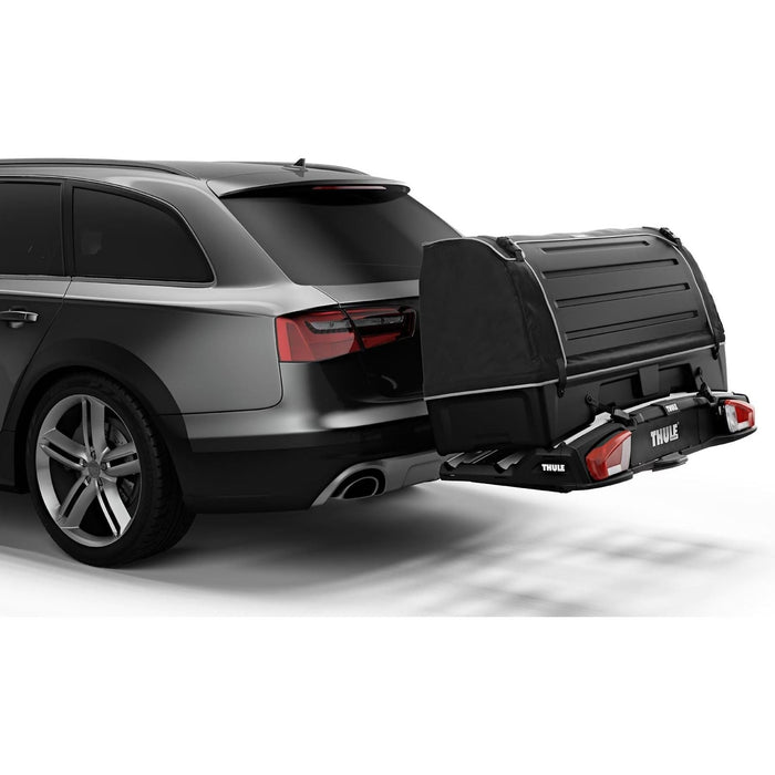 Thule BackSpace 300l XT foldable towbar carrier cargo / box black Thule  - Dynamic Drive