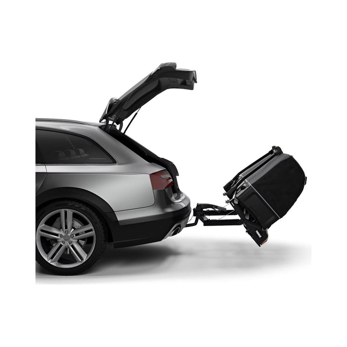 Thule BackSpace 300l XT foldable towbar carrier cargo / box black Thule  - Dynamic Drive