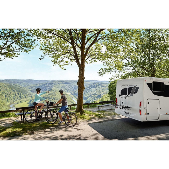 Thule Elite G2 Standard motorhome and caravan bike rack anodised gray Thule  - Dynamic Drive