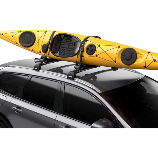 Thule Hull-a-Port Aero kayak carrier rack foldable j-style black - UK Camping And Leisure