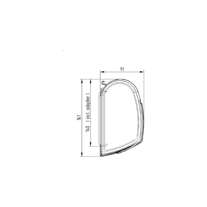 Thule Omnistor 5200 awning 3.02x2.50m anodised gray frame, mystic gray fabric Thule  - Dynamic Drive