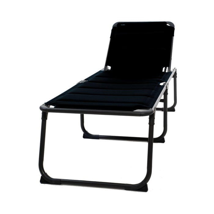 Travellife Barletta lounger Relax Black Camping Chair Sunbed Travellife  - Dynamic Drive