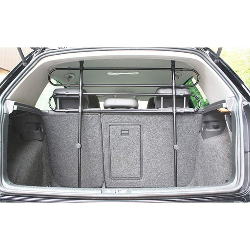 Universal Pet Dog Guard Car Estate Van Adjustable In Black Tube Bars - UK Camping And Leisure