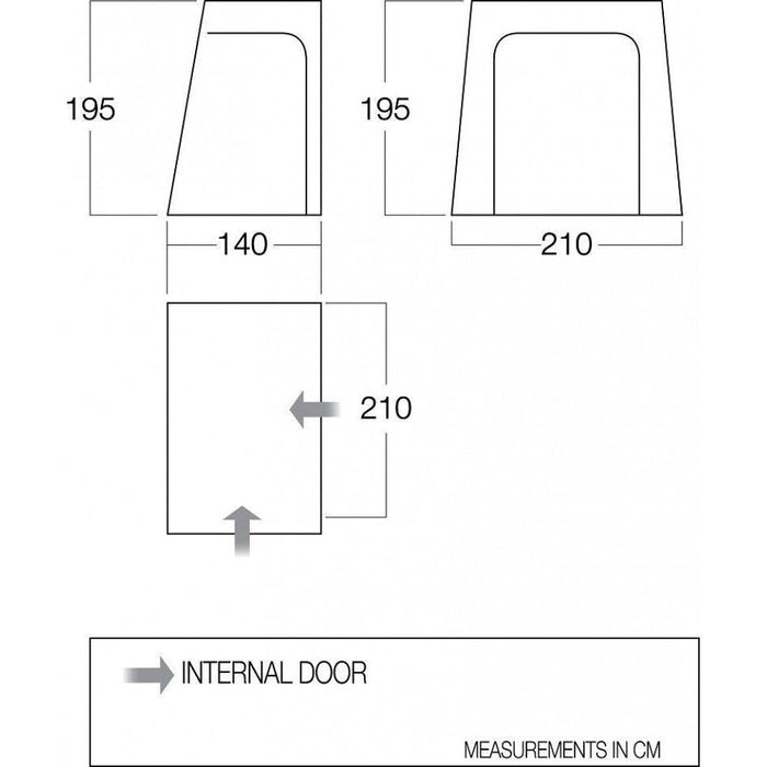 Vango Bedroom Inner Tent Storage BR001- Kela Galli Jura Rhone Drive Awayawning Vango  - Dynamic Drive