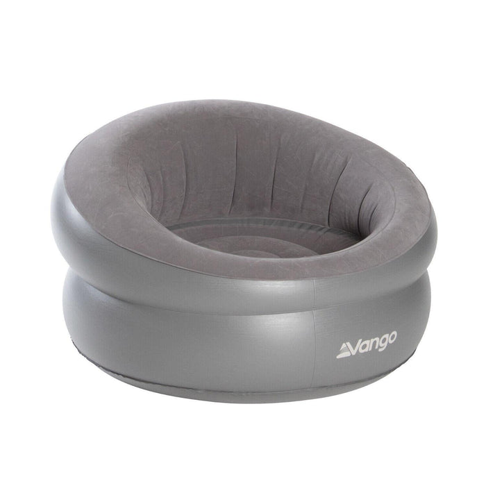 Vango Inflatable Donut Flocked Chair DLX Nocturne Grey Vango  - Dynamic Drive