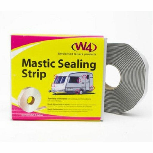 W4 Mastic Sealing Strip 19mm x 5m x 2.5mm Sealant Roll Grey W4  - Dynamic Drive