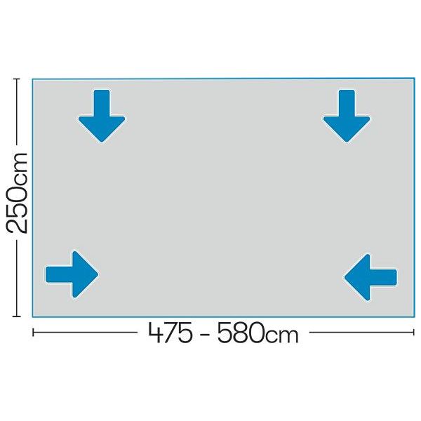 Westfield Quest Ceres Caravan Air Awning Inflatable Large (1016 - 1050 Size 10) Quest  - Dynamic Drive