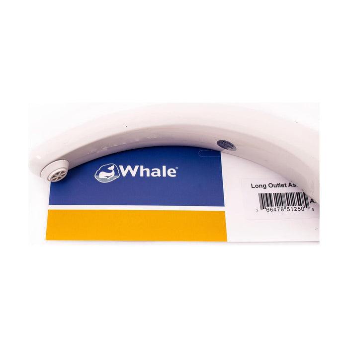 Whale Elegance White Tap Spout Long Outlet Version AS5125 Whale  - Dynamic Drive