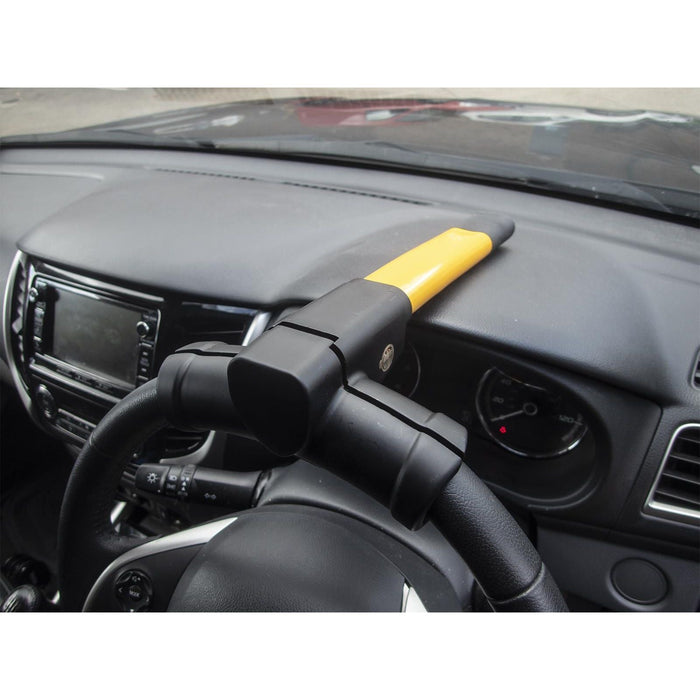 Zeker SWL200 T-Bar Steering Wheel Heavy Duty Locking Mechanism Simply  - Dynamic Drive