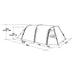 Easy Camp Huntsville 600 6 Berth Pole Tent - UK Camping And Leisure