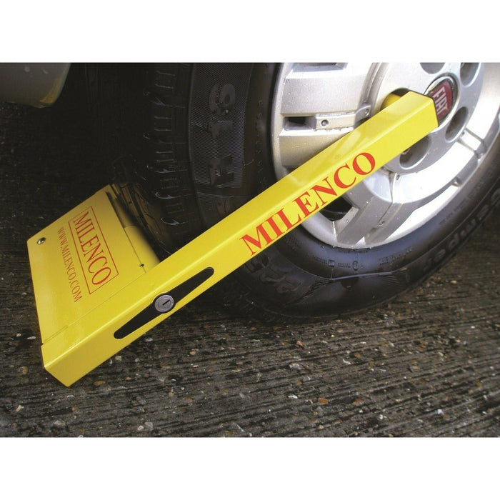 Milenco Compact Wheel Clamp with Storage Bag Milenco  - Dynamic Drive