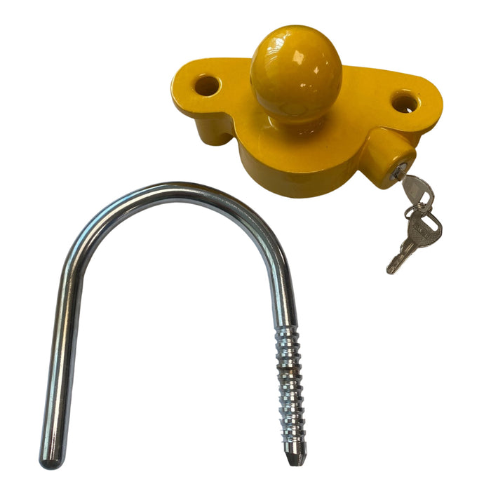 High Security Hitch Lock Caravan Trailer Hitch Coupling Tow Ball Lock Universal - UK Camping And Leisure