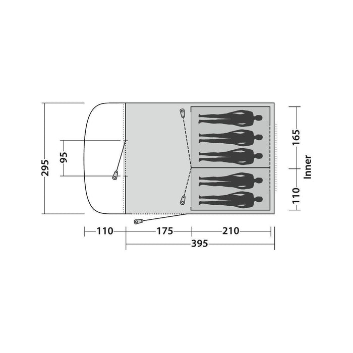 Easy Camp Palmdale 500 5 Berth Pole Tent Easy Camp  - Dynamic Drive