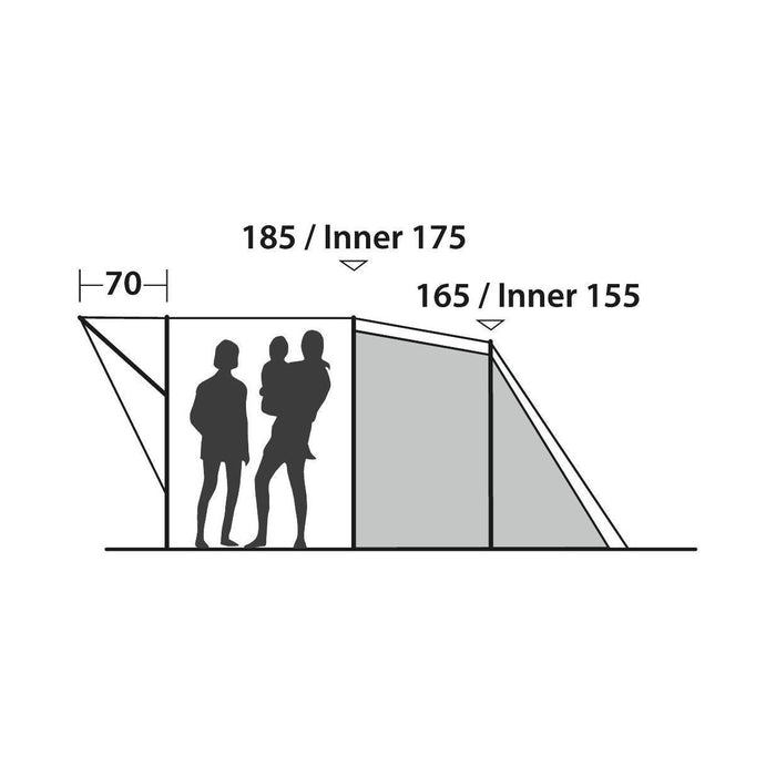 Easy Camp Edendale 400 4 Berth Pole Tent Easy Camp  - Dynamic Drive